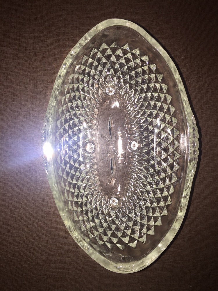 Beautiful Crystal Footed Bowl