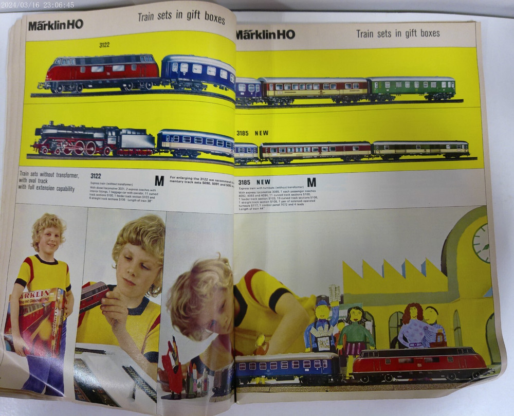 Vintage Marklin 1973 Catalog