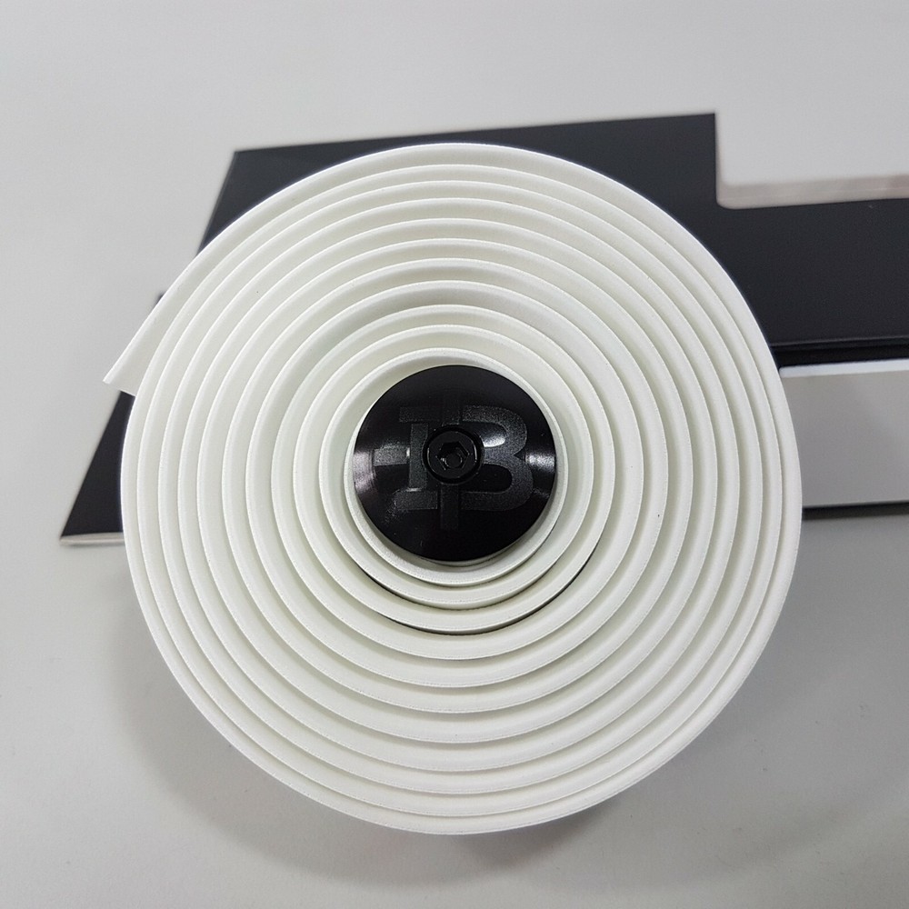 Black Inc 2.8mm Thick Comfortable Bicycle Handlebar Tape (Black / White)