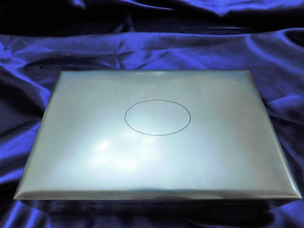 LARGE LUEN WO CHINESE EXPORT STERLING SILVER BOX - EXCELLENT CONDITION
