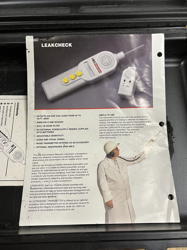 ICC LeakCheck Kit Gas Leak Detector Partial | Pre Owned