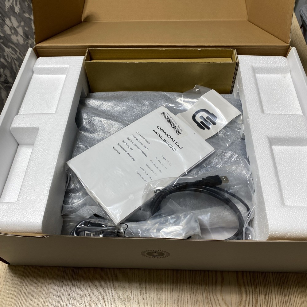 Denon DJ PRIME GO Double Deck Rechargeable Smart DJ Console w. ProX Case