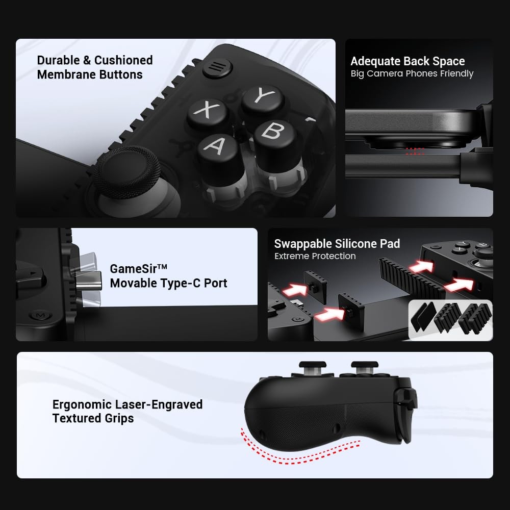 GameSir X5 Lite Mobile Game Controller iPhone Android USB-C Genshin Impact