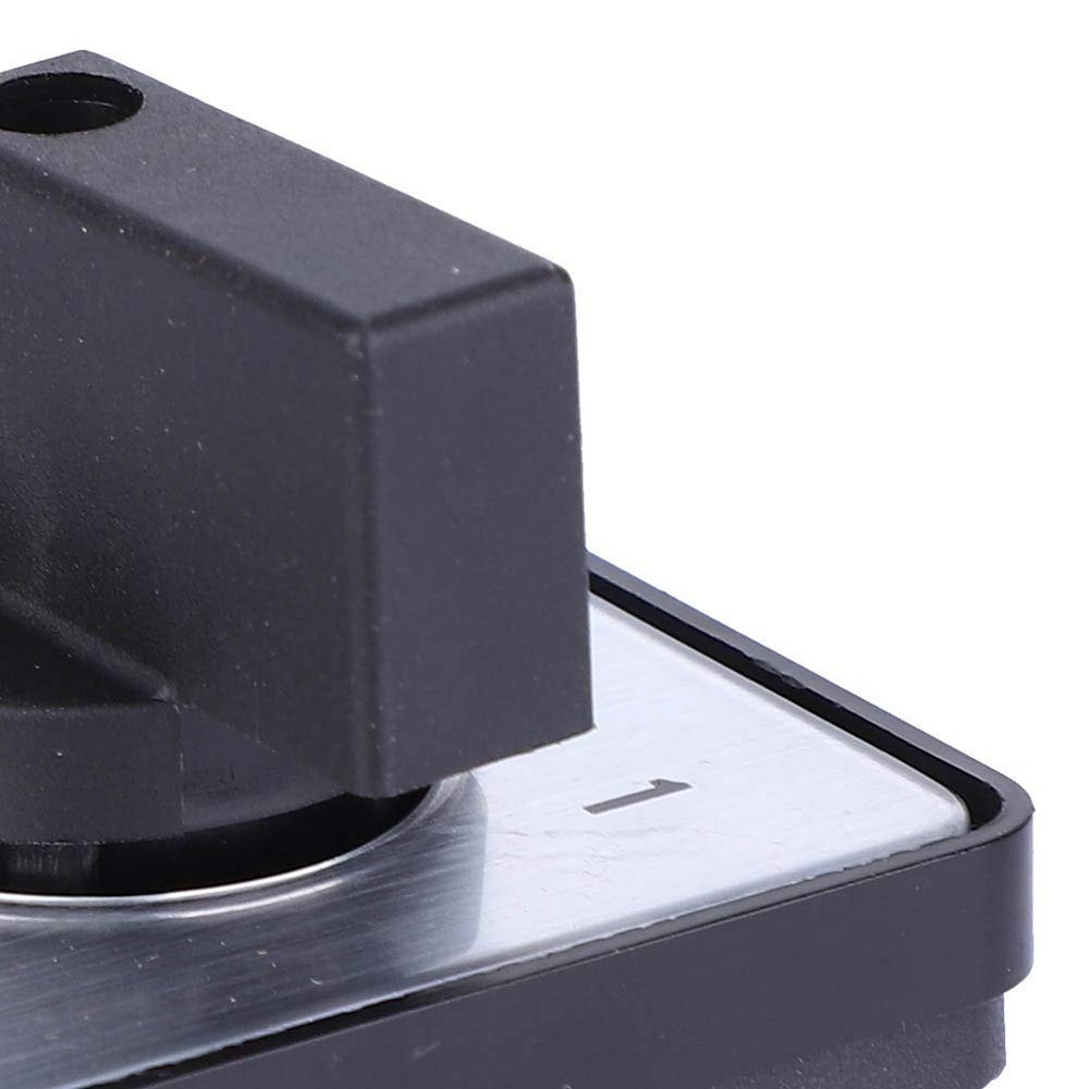 Efficient 2-Way Rotary Changeover Switch AC 660V, 20A with Screw Terminals