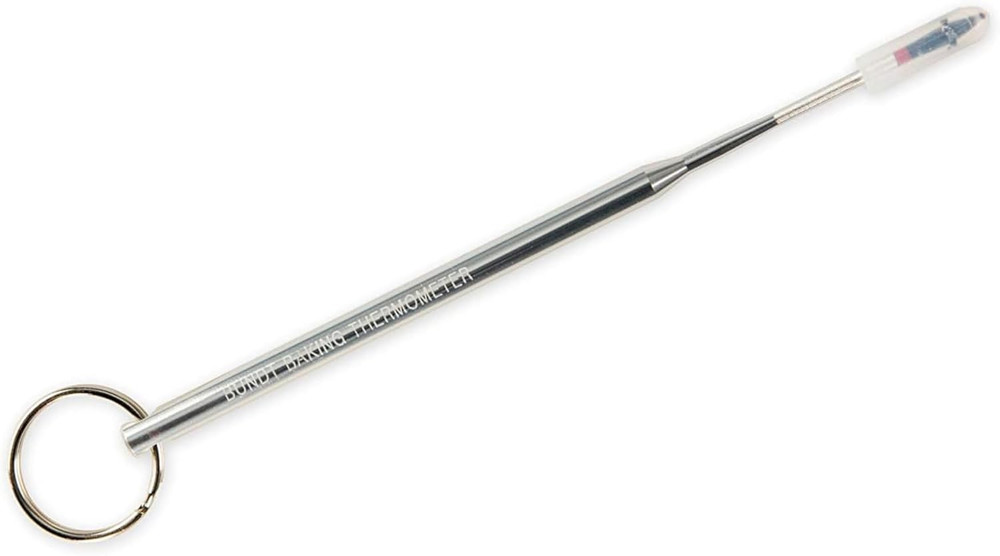 Bundt Cake Thermometer Reusable Silver – Accurate Baking Tool Silver