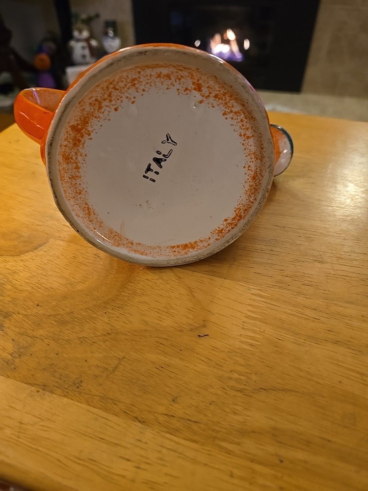 Ceramic Watering Can Small Made in Italy 6" tall