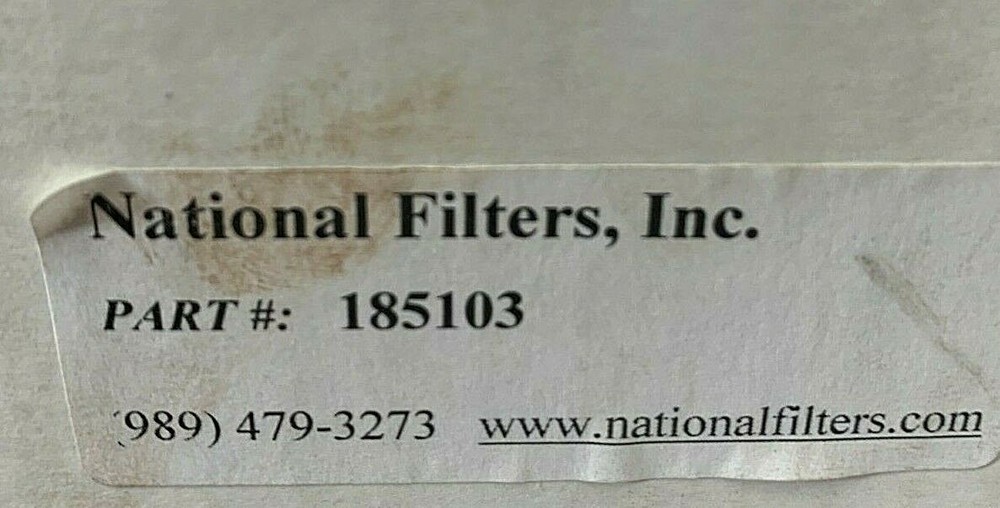 National Filter Hydraulic Filter 185103
