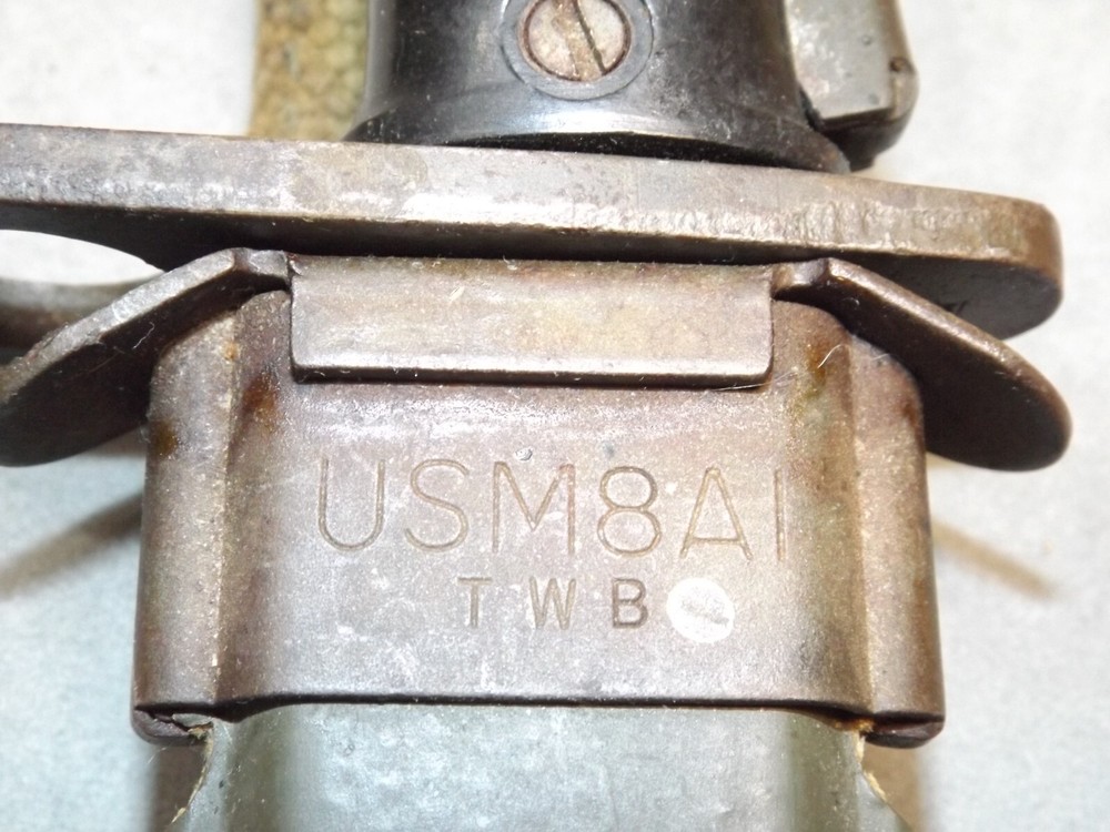 US WWII BAYONET USM8AI SCABBARD