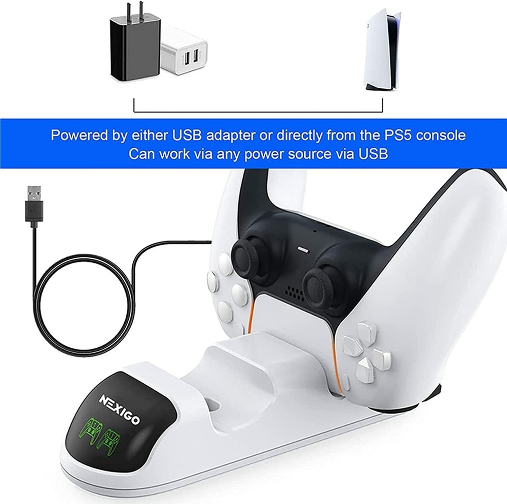 PS5 Controller Charger Dock PS5 Controller Charger Station For PlayStation 5
