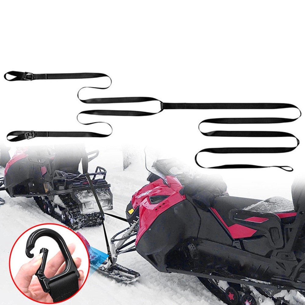 Snowmobile Tow Strap Snowmobile Accessories Heavy Duty Sled Pulling Strap