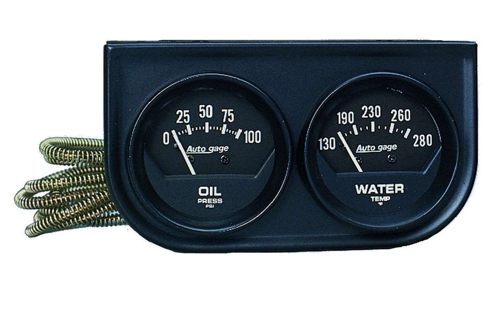 AUTOMETER 2in Black Mech. Gauge Panel- 2345