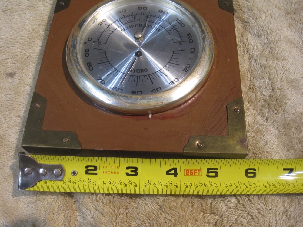 Vintage Barometer/Thermometer wall Hanging