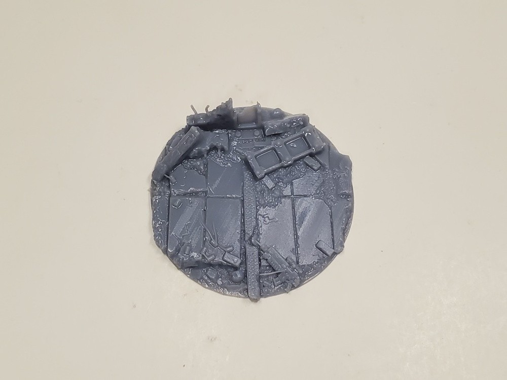 Custom 3D Printed Warhammer 40K 50mm Bases x3