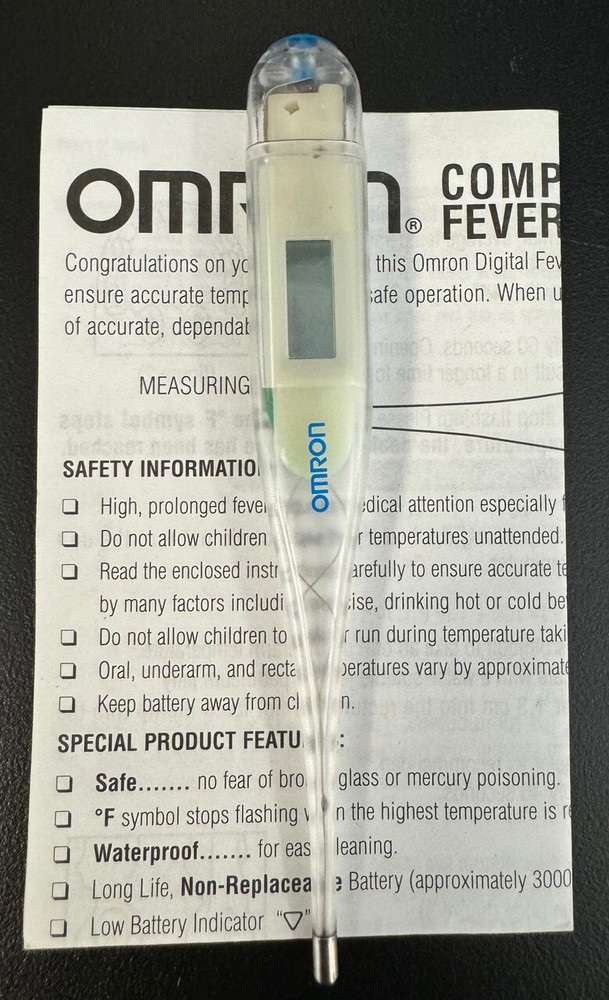 Omron MC-110 Digital Thermometer Temperature Probe
