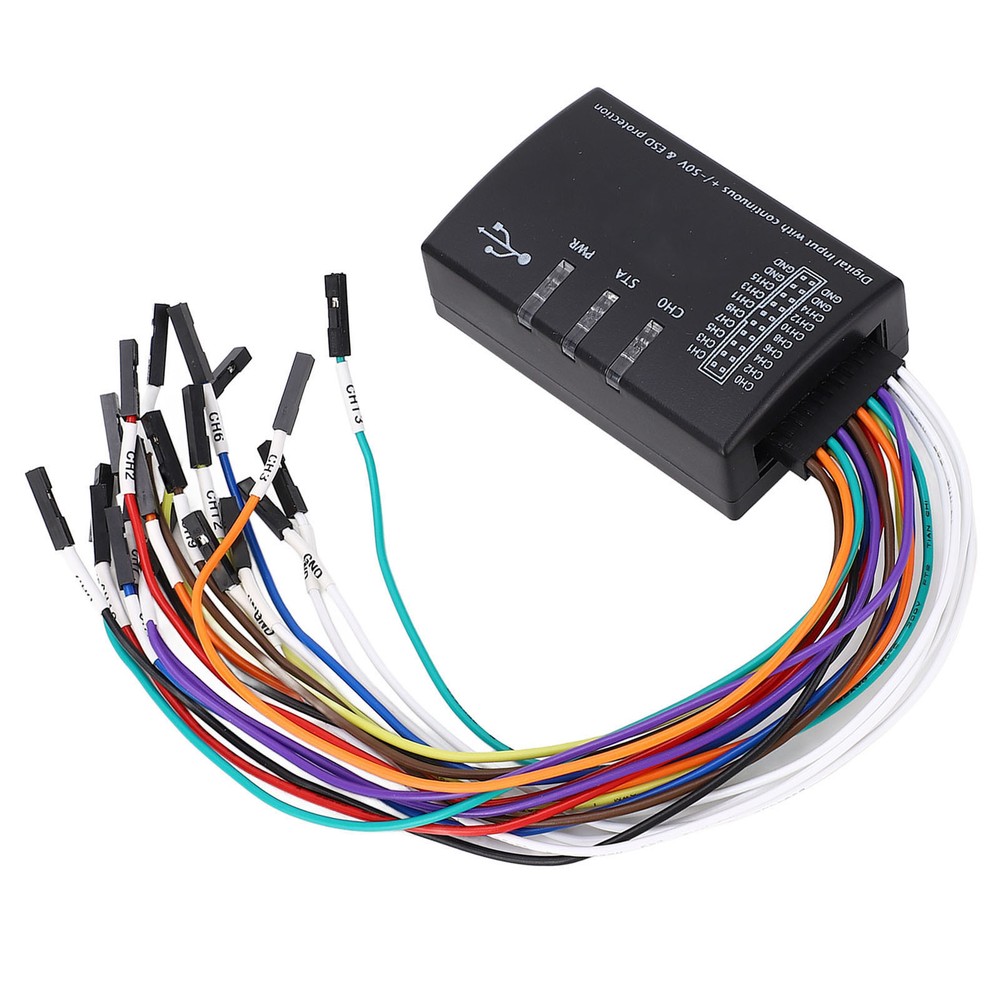Logic Analyzer 100M Sampling Rate Compact USB Logic Analyzer Tool Supply Part