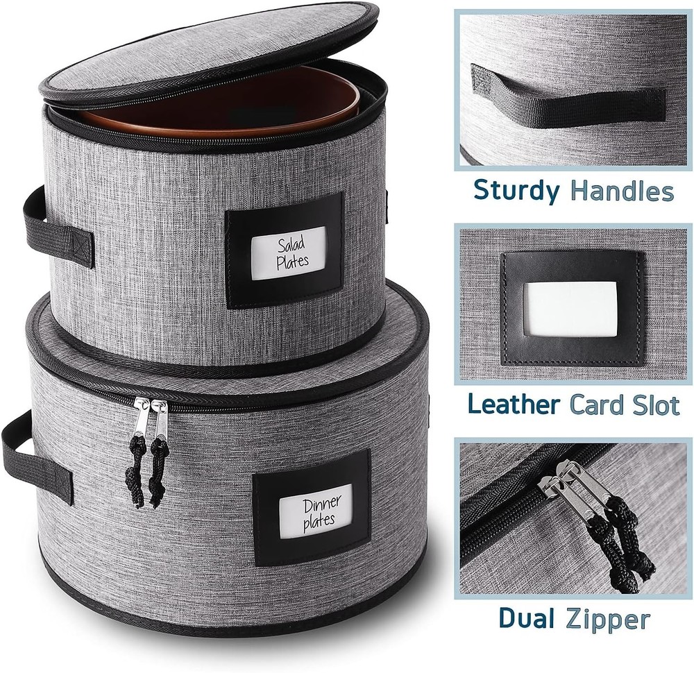 Fine China & Dish Storage Organizer Set