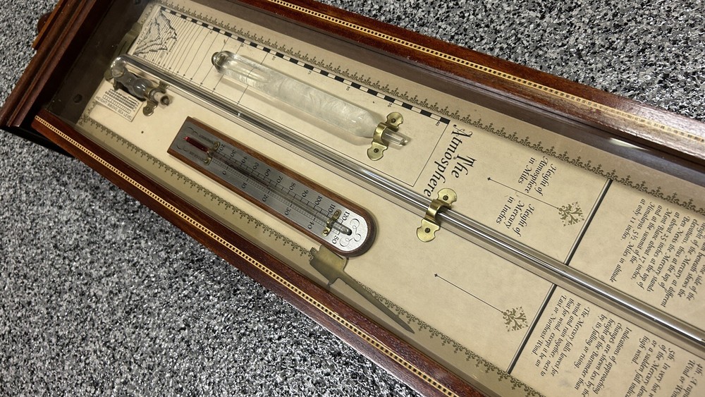 antique weather station