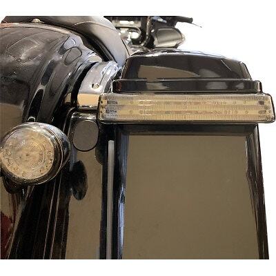Custom Dynamics ProBeam Chrome Smoke LED Sequential Low-Profile BAGZ Light Ha...