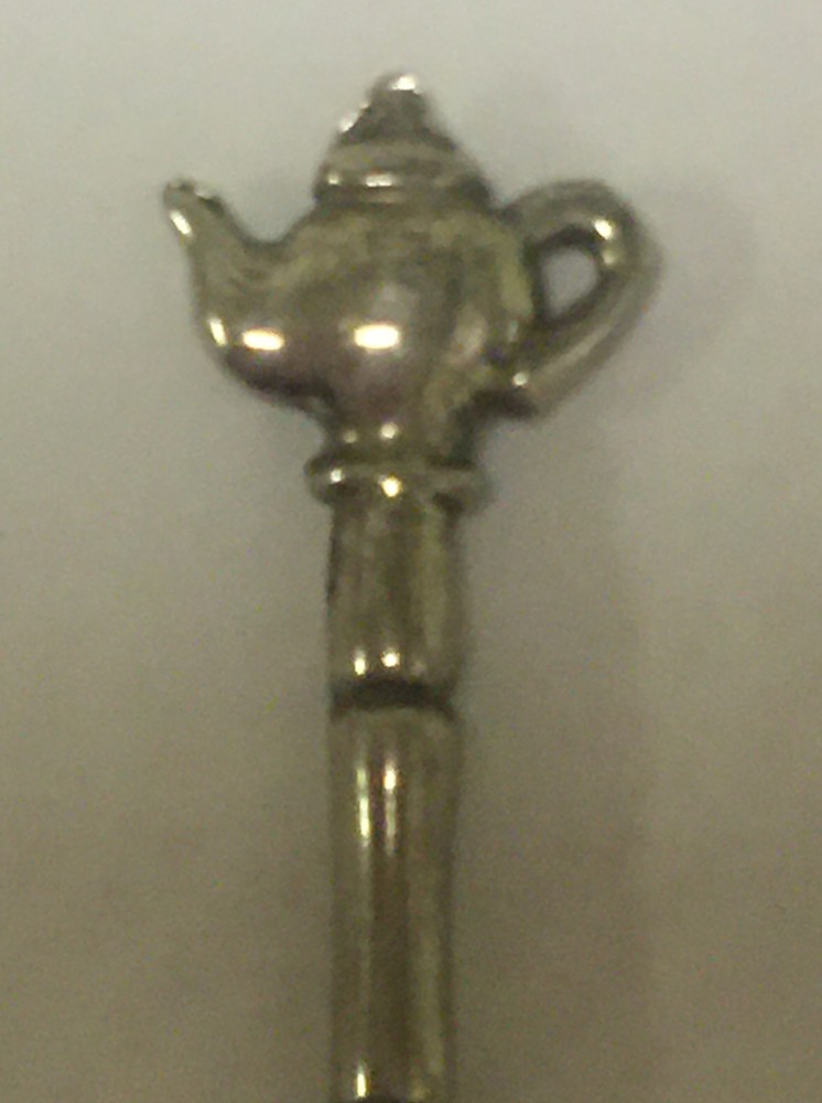 Tiny Teapot Vintage Souvenir Spoon Collectible