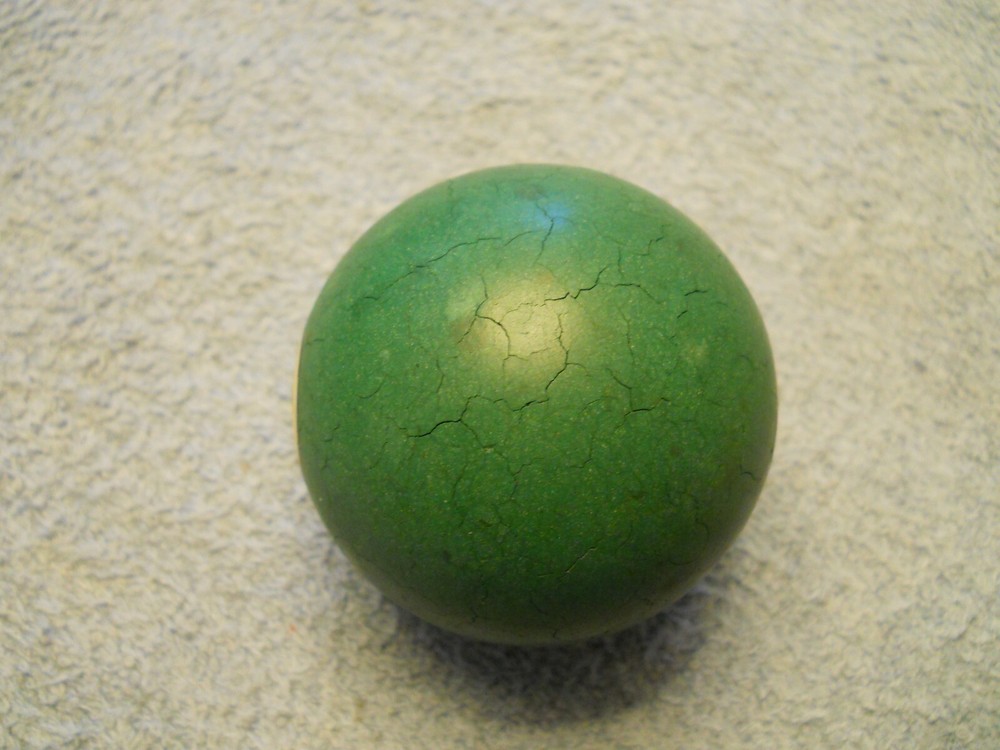 Vintage Clay Billiard Ball- #6