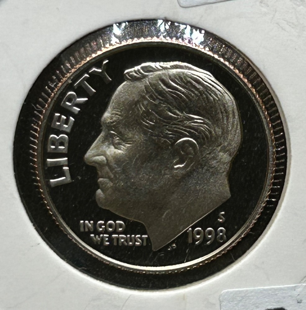 1998 S ROOSEVELT DIME PROOF
