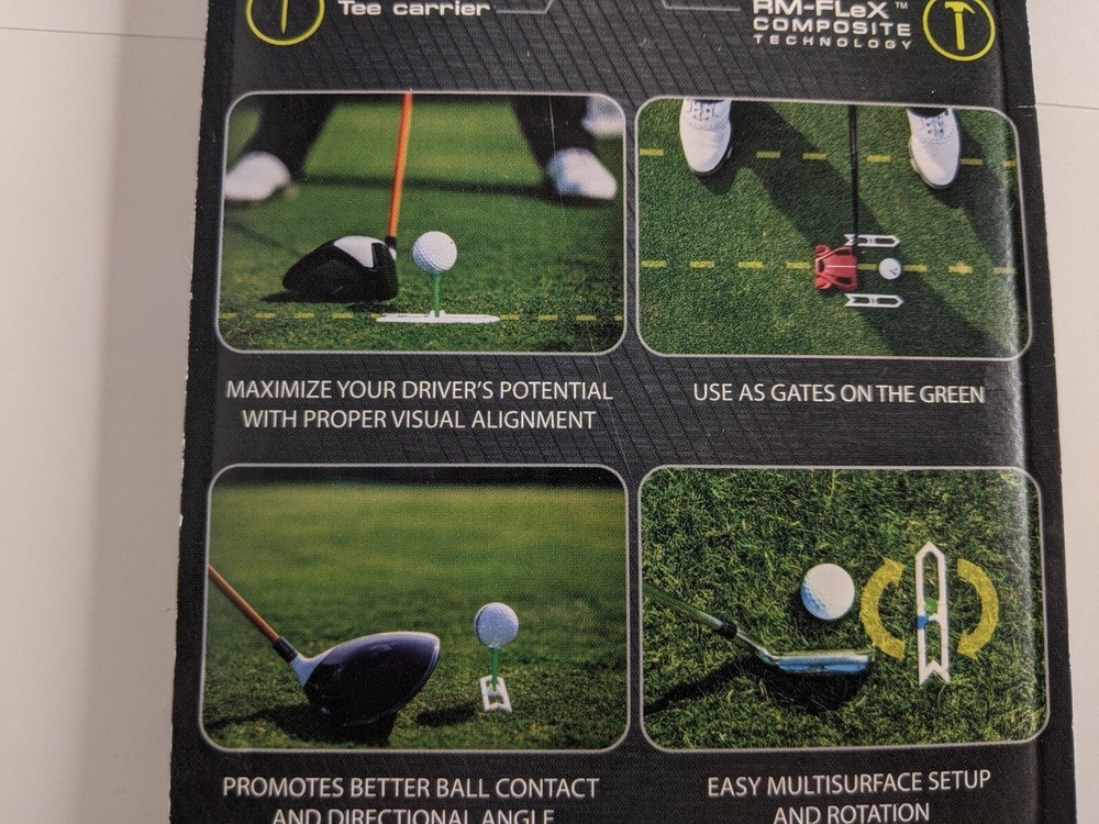 Swinglogic EFX1 Golf Target & Alignment Tool Divot Island New