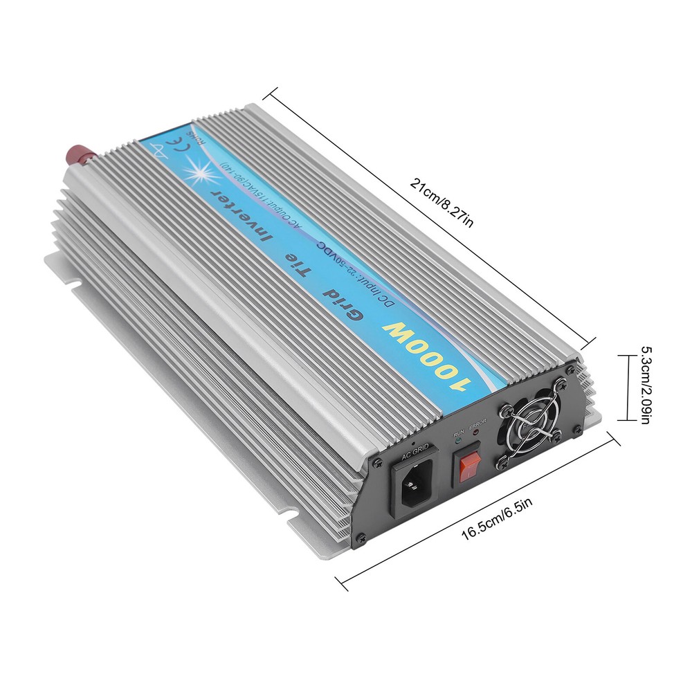 1000W Micro Grid Tie Inverter MPPT Function For Solar Wind System GTI1000W
