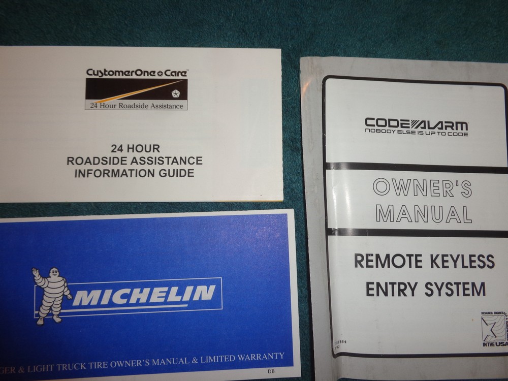 1999 DODGE INTREPID OWNER'S MANUAL SET / ORIGINAL GUIDE BOOK SET