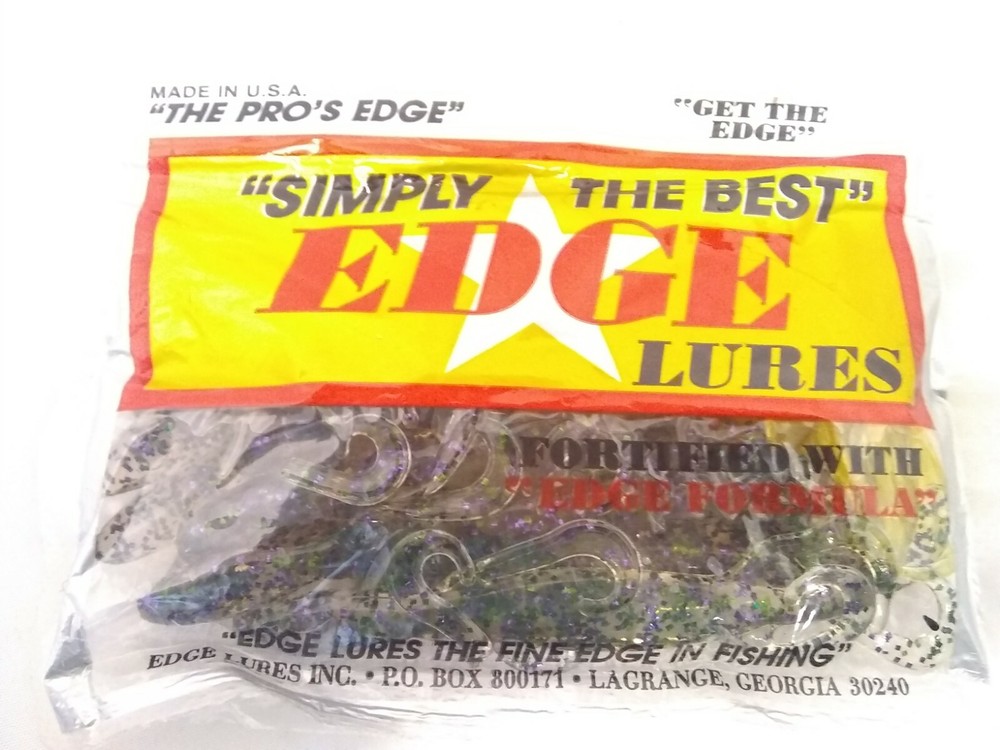 EDGE LURES 6" LIZARDS 10 PK NEW