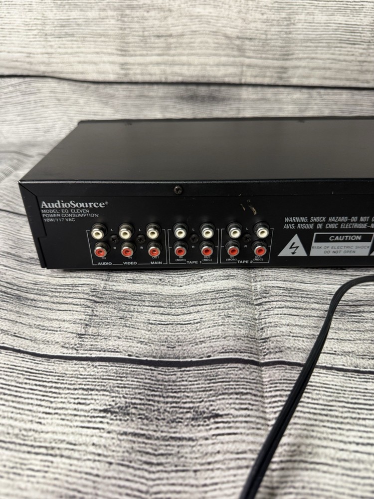 AudioSource EQ Eleven 10 Band Graphic Equalizer UNTESTED READ