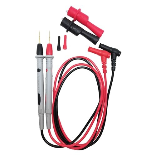2 Sets 1000V 20A Multimeter Leads, Soft Silicone Electrician Test Leads Kit,