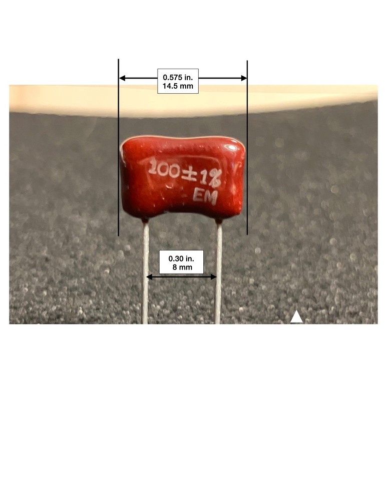 100pF 1% Silver MICA precision capacitors -10 pc package-