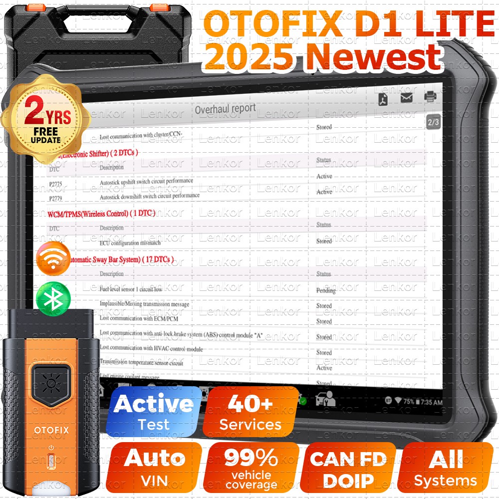 2025 OTOFIX D1 Lite Bidirectional Full System Diagnostic Tool Key Coding Scanner