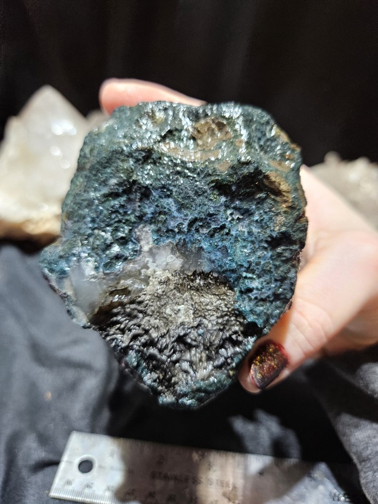 Moss Agate W/ Opalized Banding Specimen Natural Form (1lb 11oz)