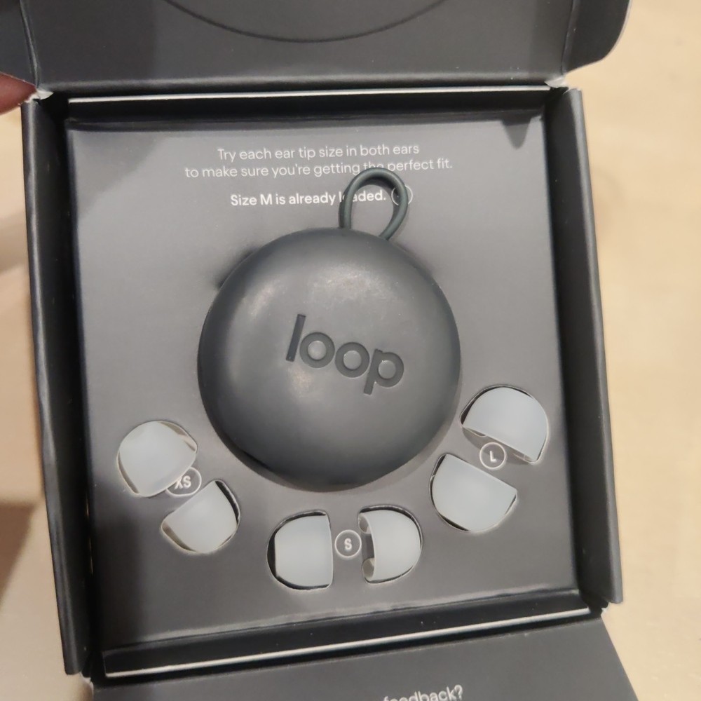 Loop Experience 2 Earplugs Silver SNR 17 dB Noise Reduction - New Open Box