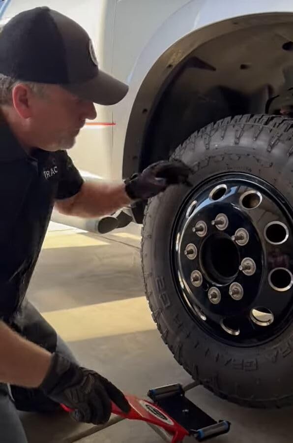 TRAC Tire Jack Tool with Roller Plate