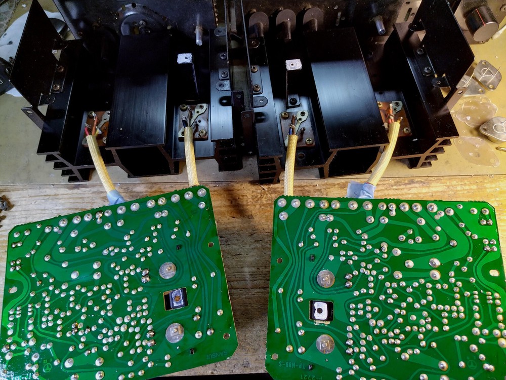 Output stage for Sansui AU 517, Left OR right channel