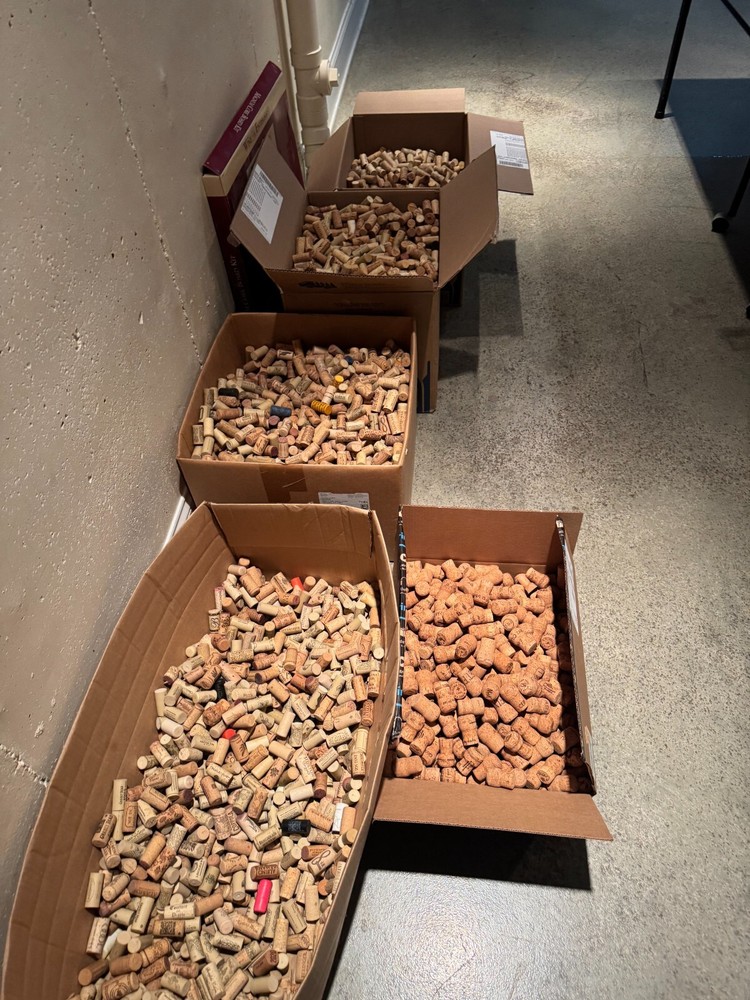 Used Wine Corks White and Red