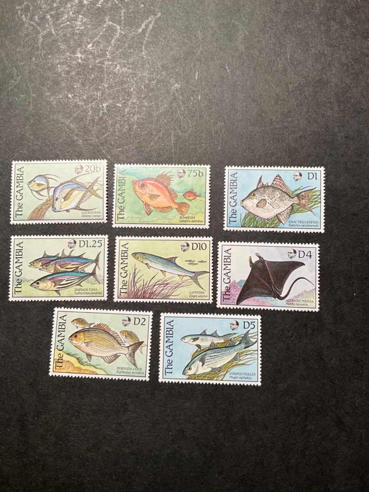 Stamps Gambia Scott# 887-94 never hinged