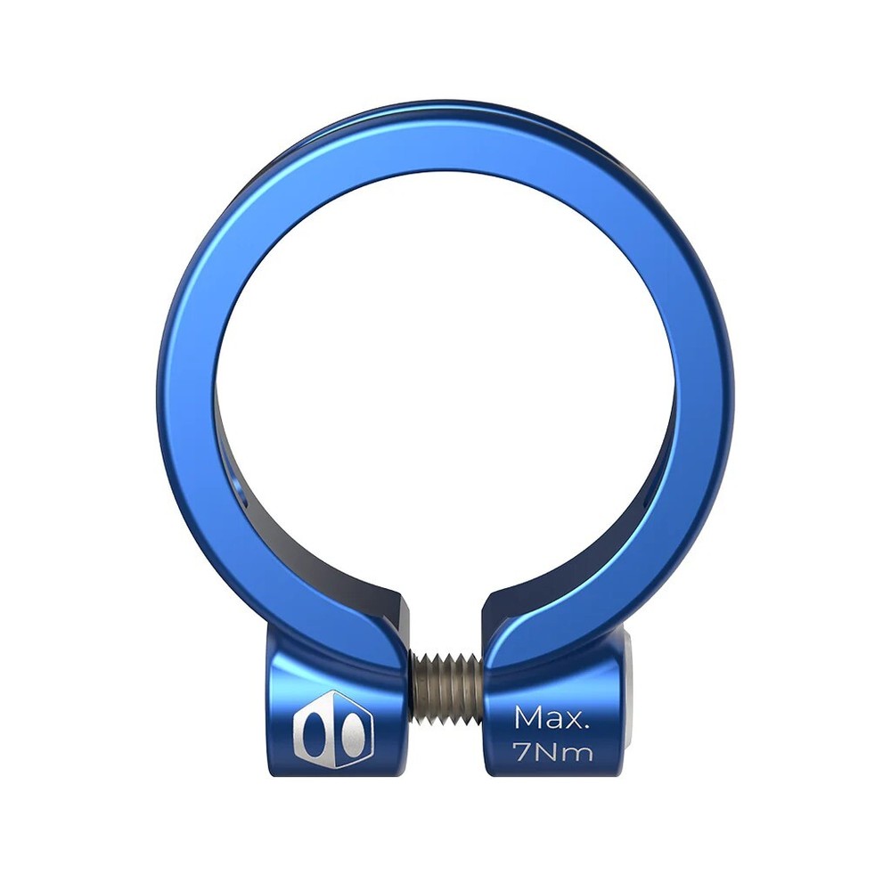 BOX ONE BMX FIXED SEAT POST CLAMP 31.8mm BLUE