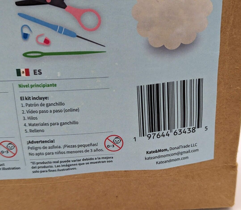 Kate & Mom Cute Cactus Crochet Kit Beginner w/Video Tutorials and Materials