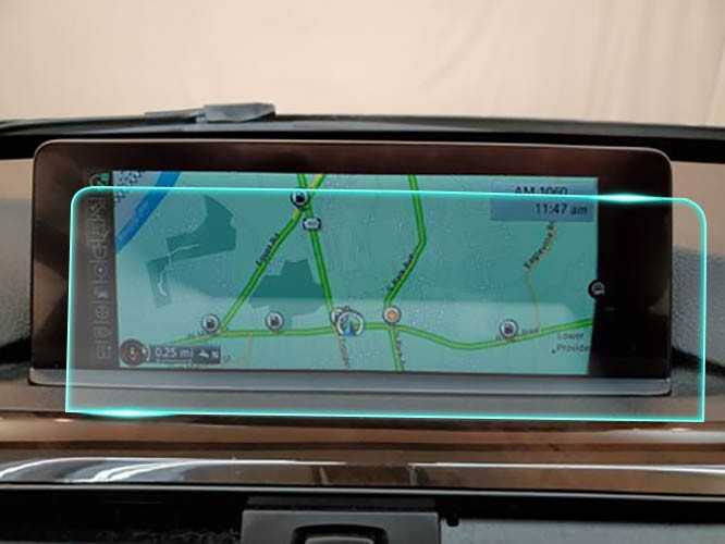 Crystal Clear Screen Protector for 2016 BMW 328i Vehicle Navigation