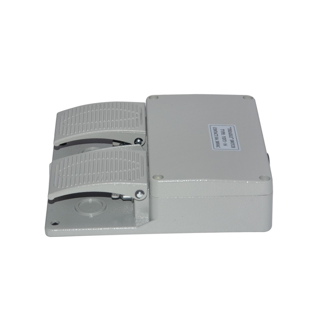 Duel Foot Pedal Double Extra Heavy Duty Foot Switch Metal Multi-function Nonslip