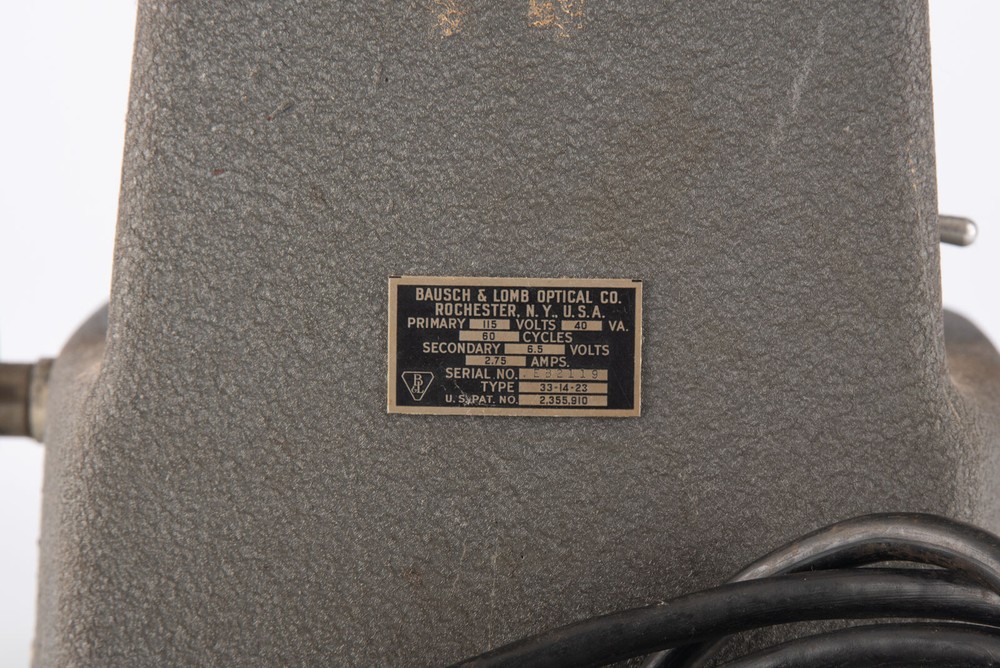 Bausch & Lomb Model DR-25 Optical Gage TESTED AND WORKING V02