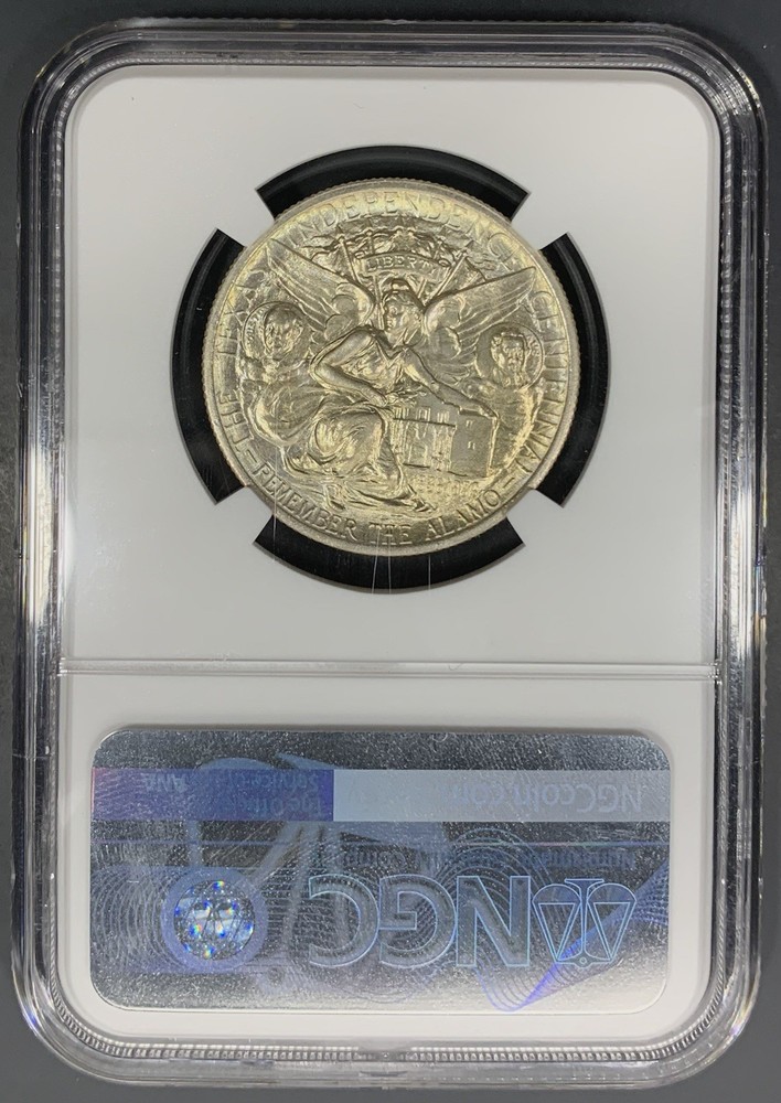 1935 NGC MS67+ Plus Texas Commemorative Half Dollar 50c - Gem Original
