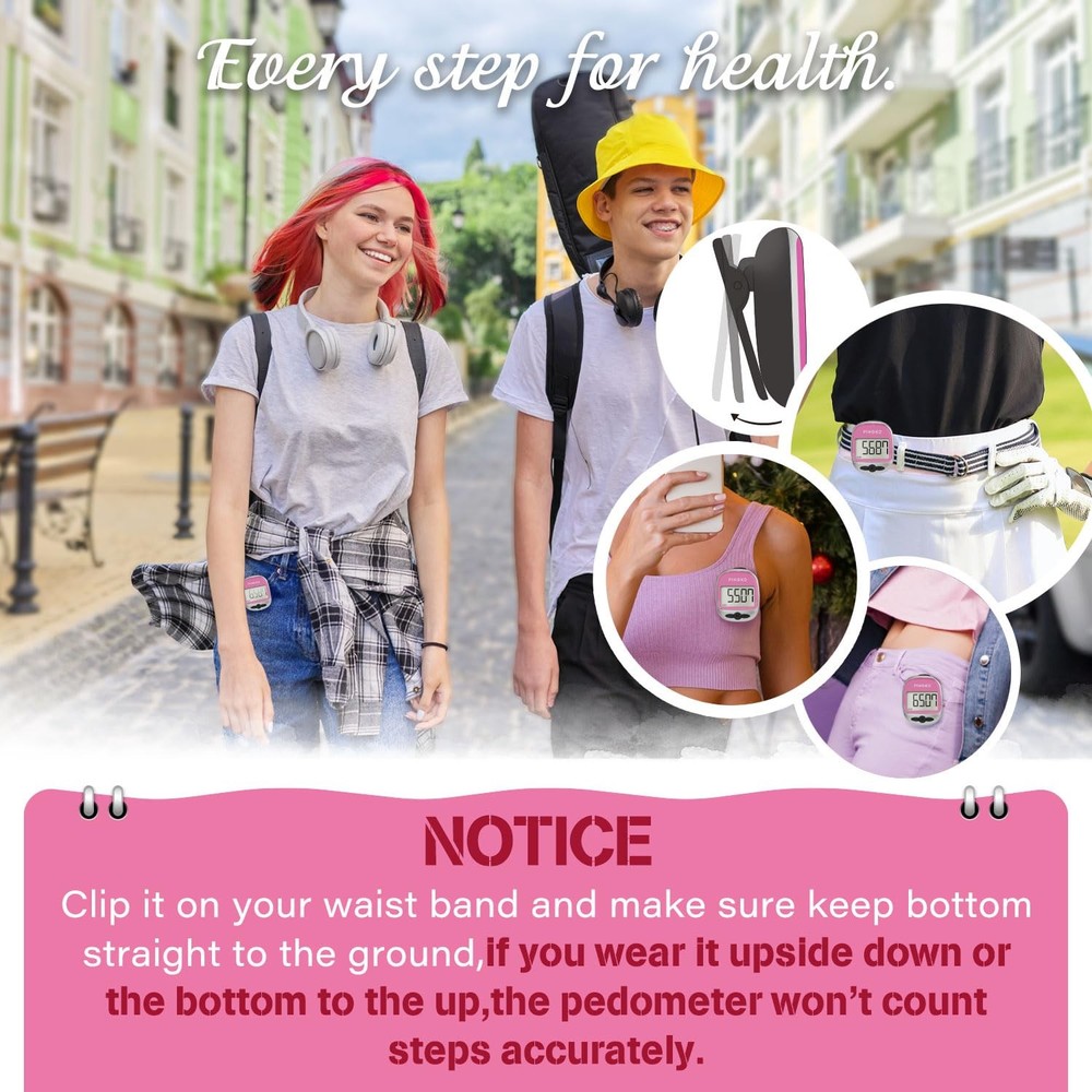 Outdoor Multi-Function Portable Sport Pedometer Step/Distance/Calories/Counte...