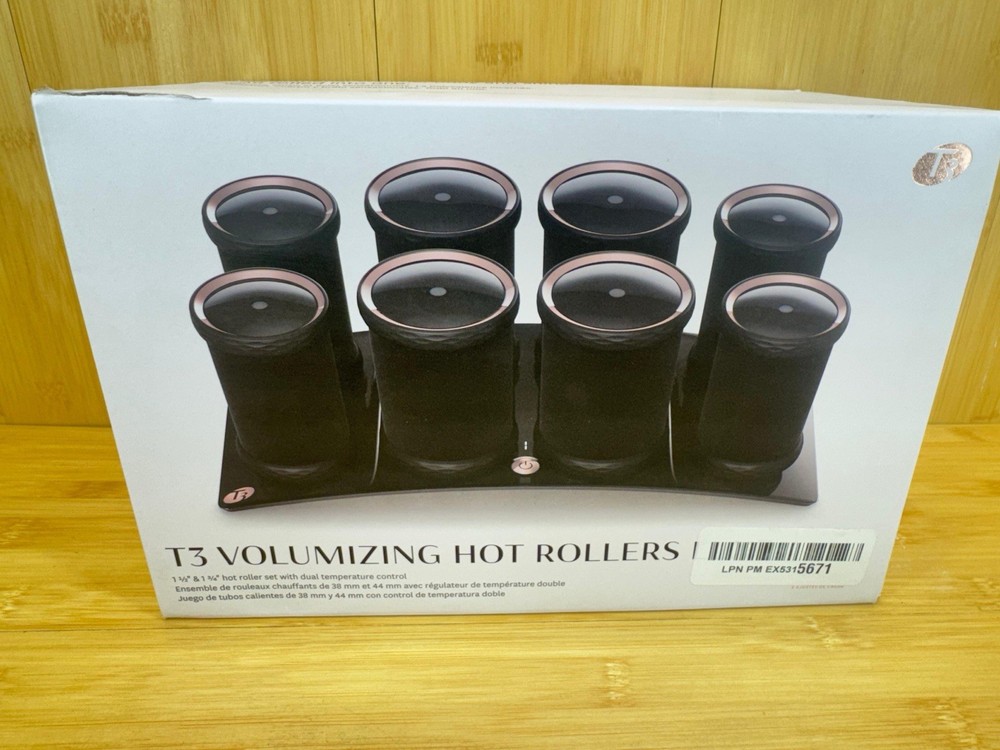 Volumizing Hot Rollers Set for Long Lasting Volume & Shine - 8 Pieces (Open Box)
