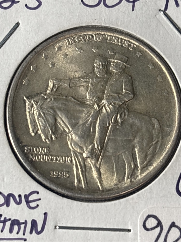 1925 50C Stone Mountain Silver Commemorative