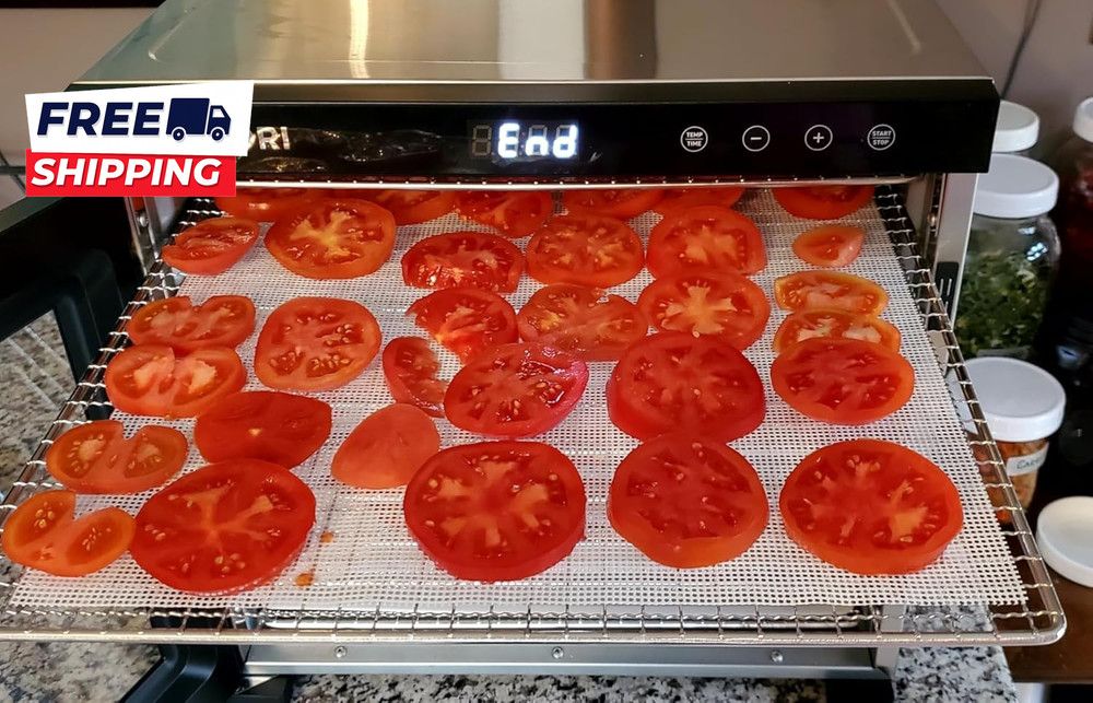 Silicone Dehydrator Sheets Premium Non Stick Dehydrator Mats Fruit Dryer Mesh