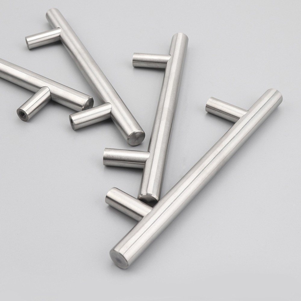 Solid Stainless Steel 2"-24" Bar Pull Handle For Kitchen Cabinet Drawer Hardware